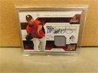2008 SP Authentic Wesley Wright Jersey/Auto RC