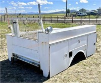9 Ft White Utility Truck Box