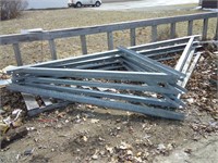 large metal triangle shaped pieces