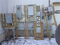 temporary power boxes/ meter sockets