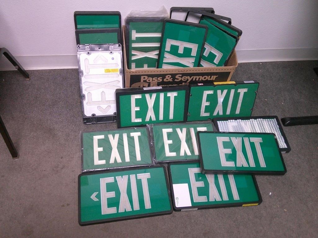 used EXIT signs