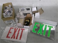 EXIT signs, misc