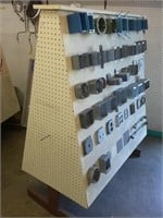 display rack with boxes