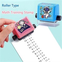2PCS Smart Math Roller Stamps,Teaching Stamps