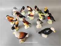 15 Vintage Tender Leaf Tea Bird Figurines Japan Co