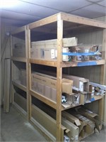 2- 48x48x90 wood shelves