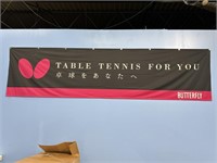 Butterfly Table Tennis Banner 12‘ x 3‘