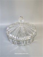 Mid Century Anchor Hocking Old Cafe Covered Dish/V