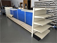Retail Shelving with End Caps