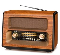 J-199 Large Retro Vintage Radio Bluetooth