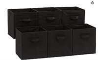 Amazon Basics Collapsible Fabric Storage Cubes 6pk