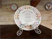 FRIENDS AND FAMILY PLATE