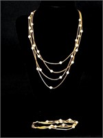 Beaded Necklace & Bracelet