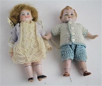 TWO ANTIQUE DOLLS