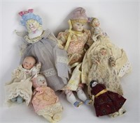 LOT OF SMALL ANTIQUE DOLLS