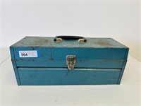 Vintage Metal Sears 18" Tool Box