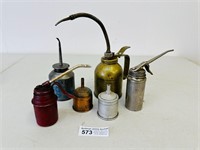 Vintage Oil Cans & Funnels
