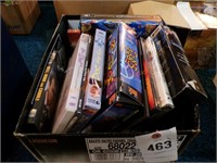 Box of dvd's