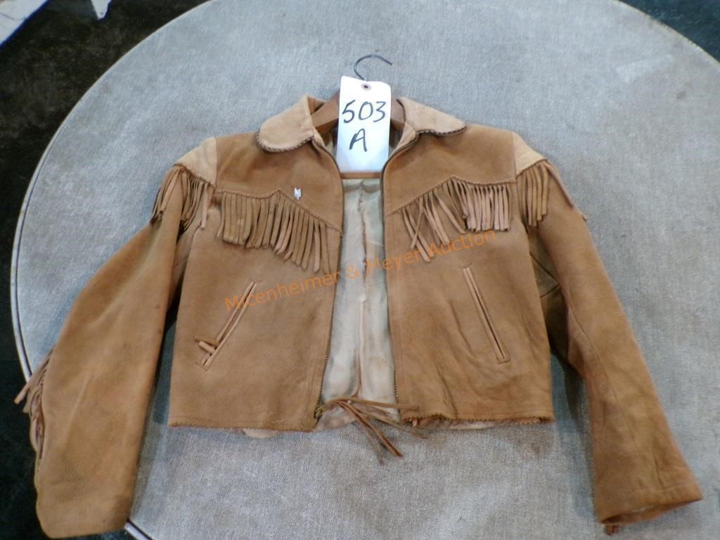 Roy Rogers childrens leather coat