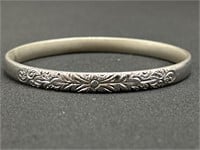 Stamped Whiting and Davis co silver tone bracelet