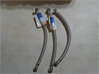 3 Faucet Stainless Connectors12"