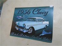 12" x 16"l 1956 Chevrolet Bel Air Metal Sign