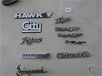 Plastic Name Emblems