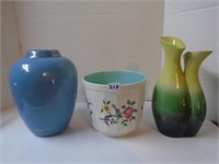 2  9" Vases , / Flower Pot