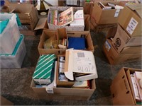 4 boxes of cookbooks, misc
