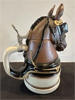 1995 CLYDESDALES BUDWEISER COLLECTORS BEER STEIN
