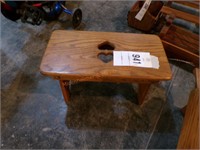 Small wooden step stool