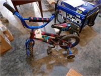 Spiderman toddlers bicycle