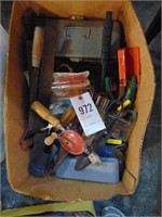 SNIPS, FILES, SCREWDRIVERS, TOOLBOXES, HAND DRILLS