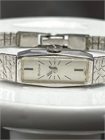 Ladies Bulova silver tone watch