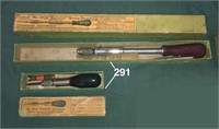 Two YANKEE screwdrivers IOB: No. 130A & No. 33H Ha