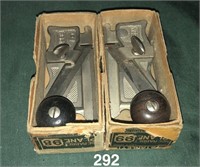 Pair of Stanley No. 98 & No. 99 side rabbet planes