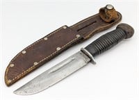 WW2 Case XX 337 Quartermaster Knife w/ Sheath