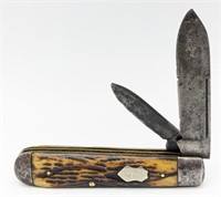 1910's Case XX Jig Bone Rare Stamp Jack Knife