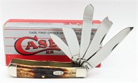 1996 Case XX Red Stag The Beast 5 Blade Trapper