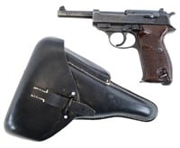 WW2 German Walther P-38 9x19 Pistol w/ Holster