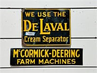 Metal Farm & Cream Separator Sign