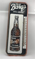 BARQ’S METAL THERMOMETER SIGN