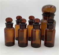 VINTAGE APOTHECARY BOTTLES MADE IN BELGIUM