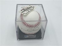 MLB AUTOGRAPHED MARK LOWE BAESBALL WITH MLB COA