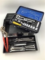 TOOLBOX, RATCHET, WRENCHES