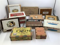 12 CIGAR BOXES