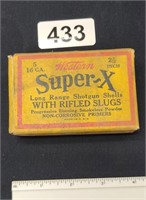 Western Super-X 16GA. Rifled Slugs Shot Shells