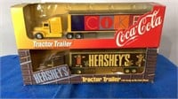 Coca-Cola & Hershey’s Tractor-Trailers  NIB