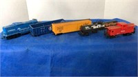 (5) Piece plastic train set