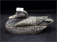 Comoy's of London Hand Carved Duck Trinket Dish